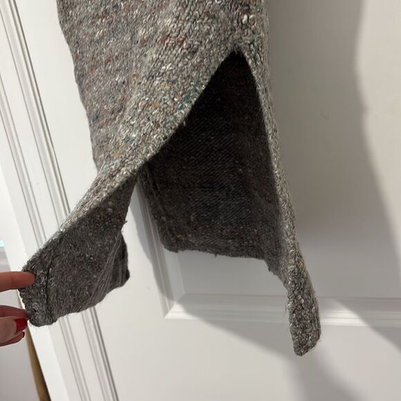 Aritzia Wilfred Durandal Sweater Marled Gray Sleeveless - Picture 5 of 8